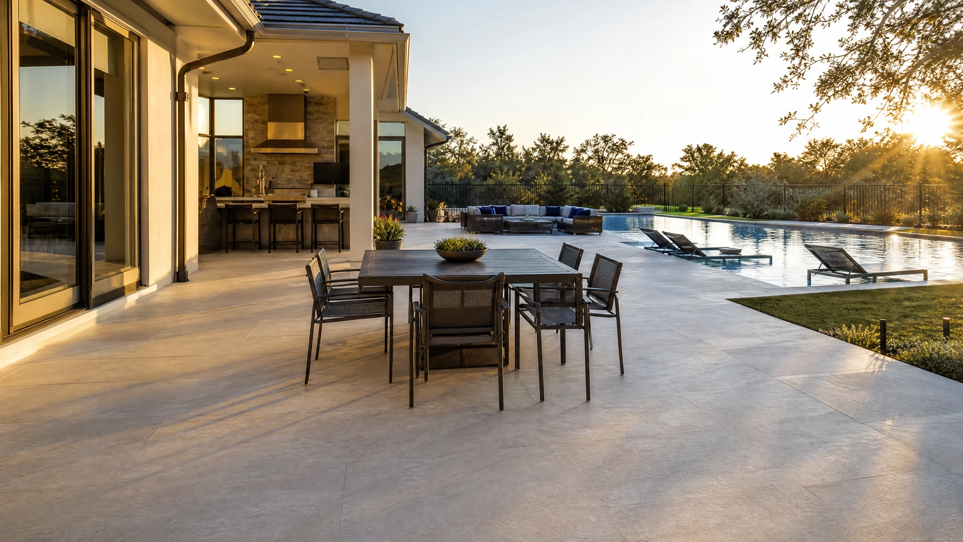 Curated Surfaces outdoor construction by Curate Construction