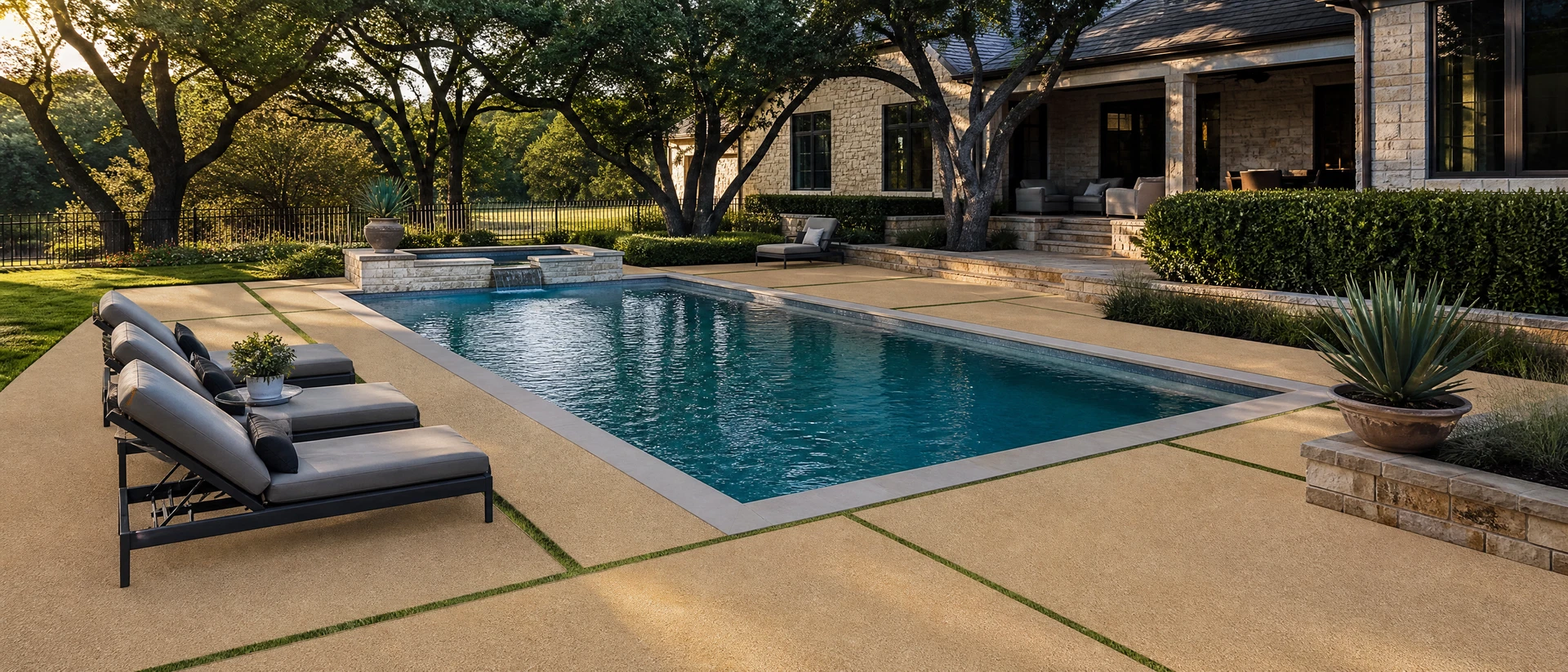 Curated Pools outdoor construction by Curate Construction