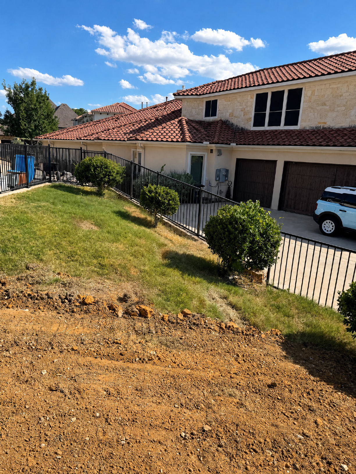 Completed sitework project