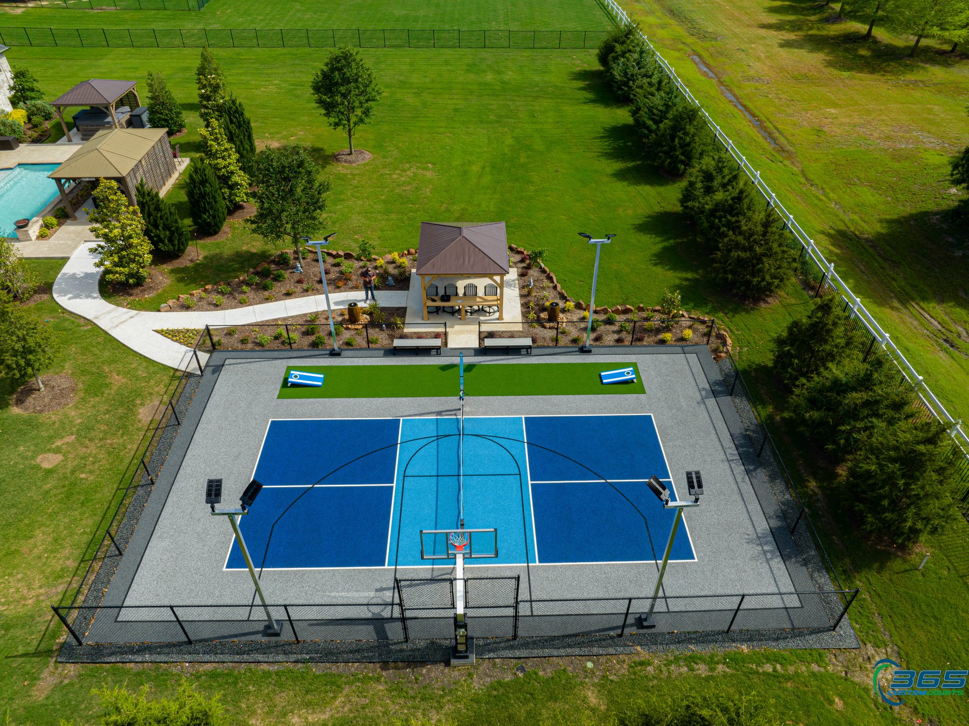 Custom sport court