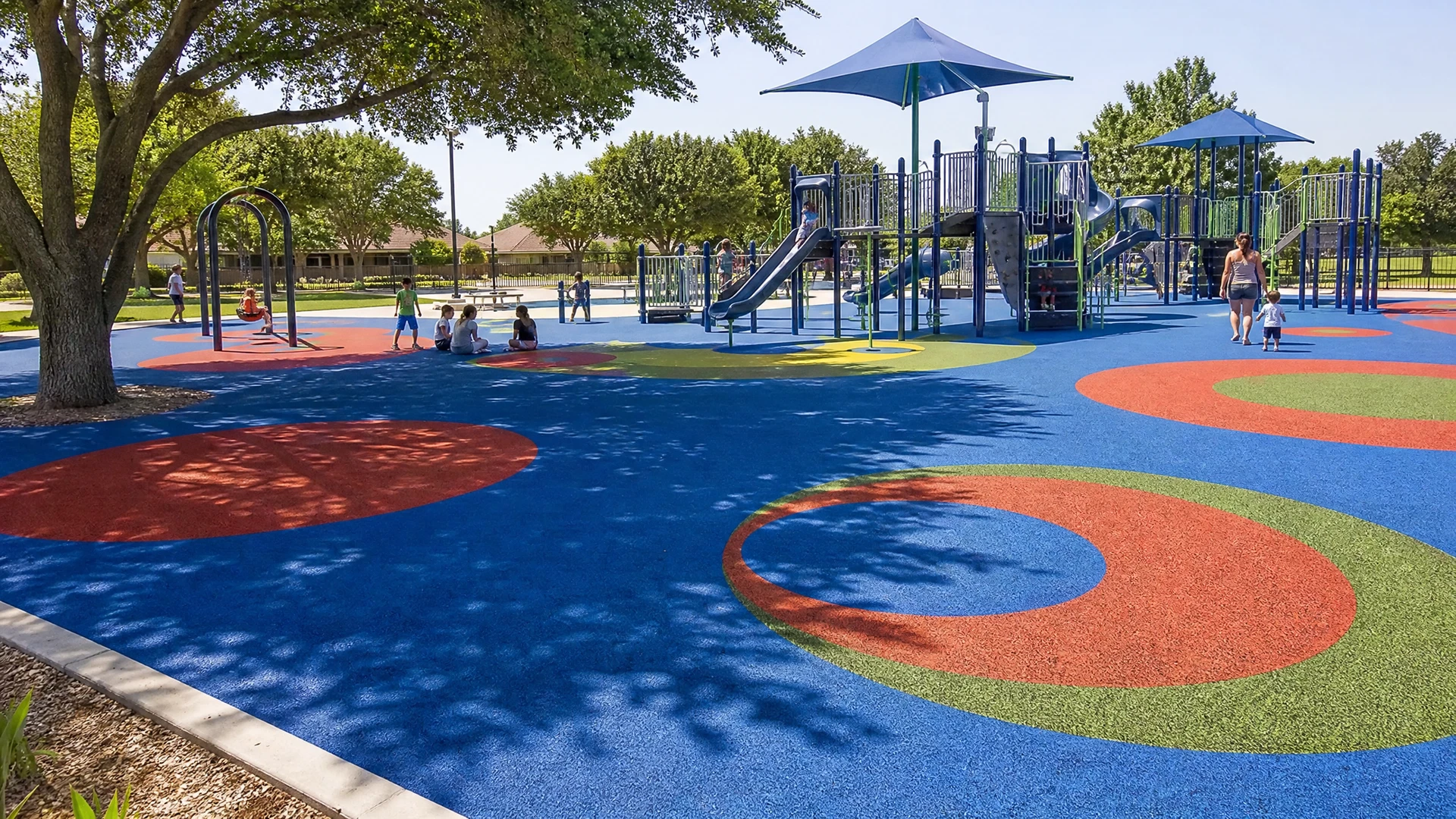 Premium Rubber Surfacing project by Curate Construction in Dallas-Fort Worth
