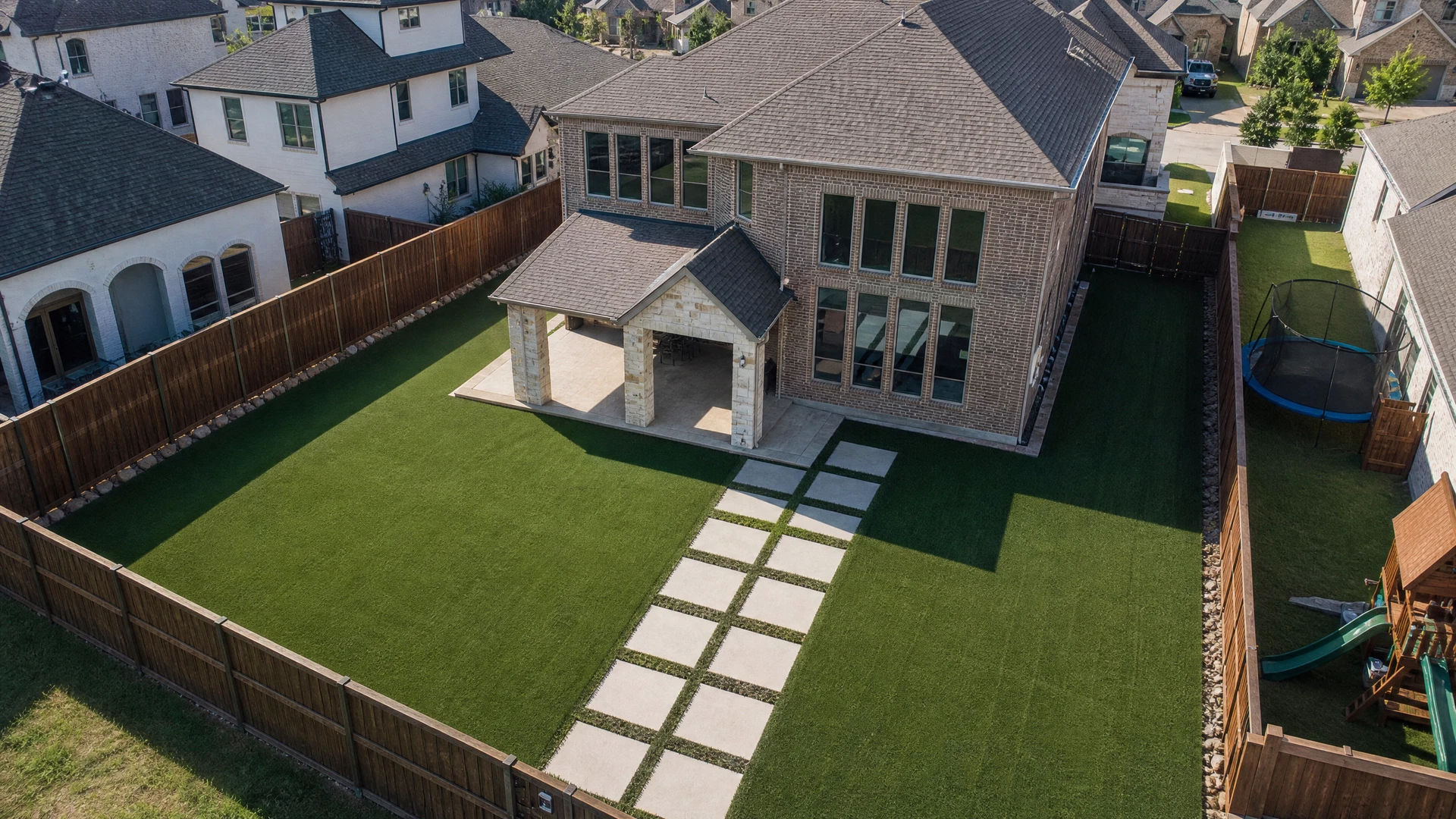 Artificial Turf installation in Dallas-Fort Worth, Texas